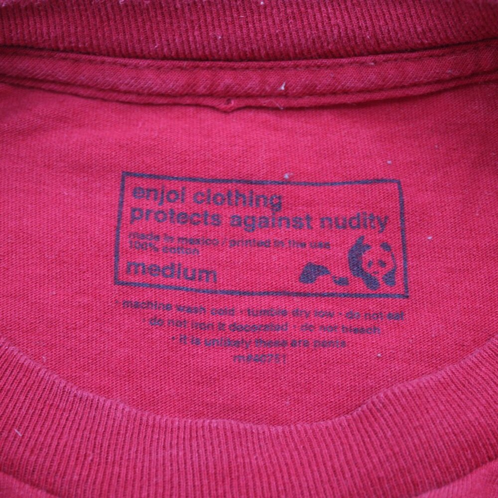 Skateboard Shirt - Enjoi Panda thinking Panda - Men's Medium - Picture 7 of 7